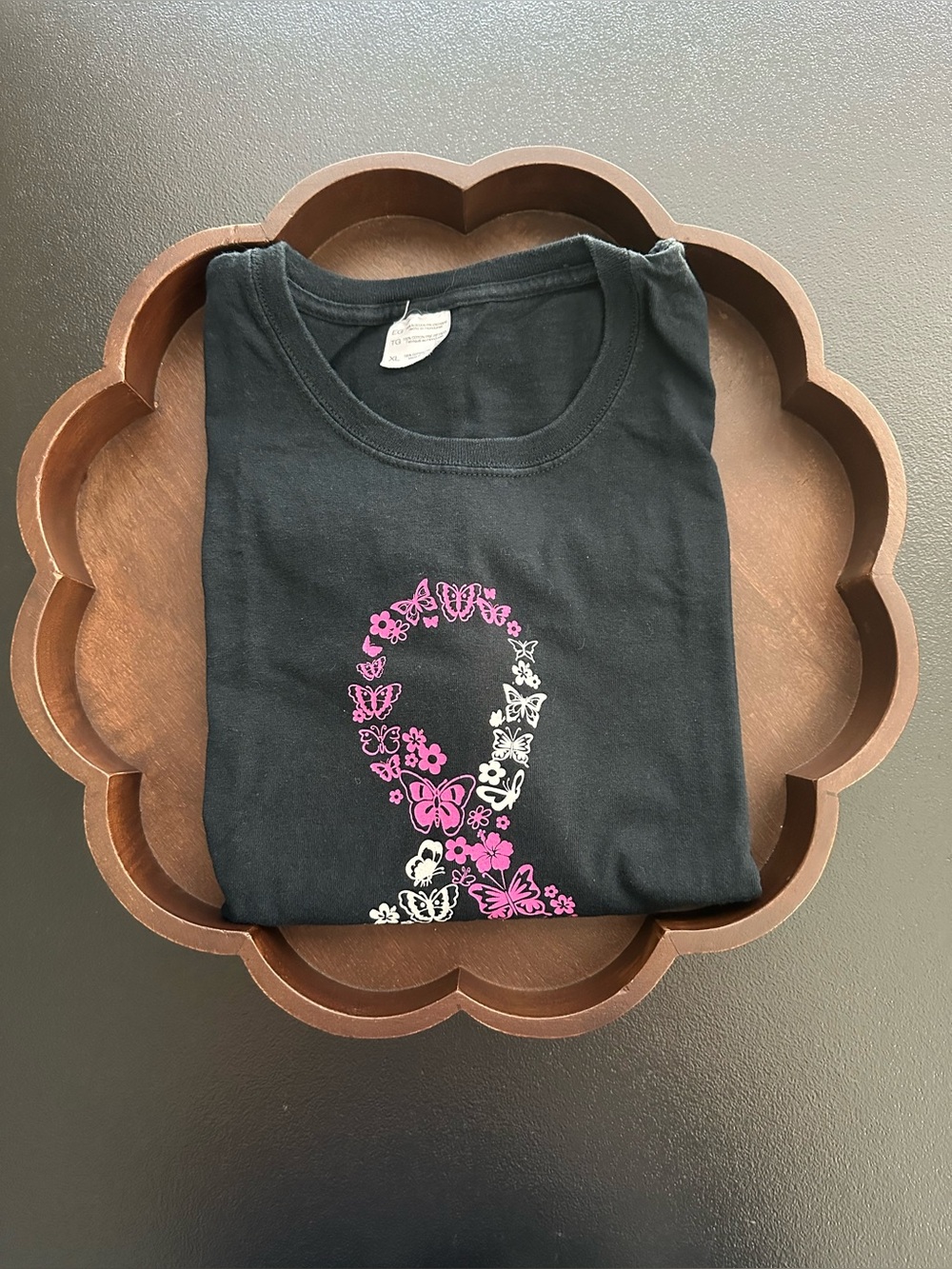 Women’s Breast Cancer Short Sleeve T-Shirt Size XL
